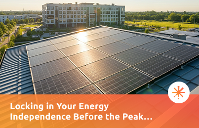 Locking in Your Energy Independence Before the Peak Irradiance Months.