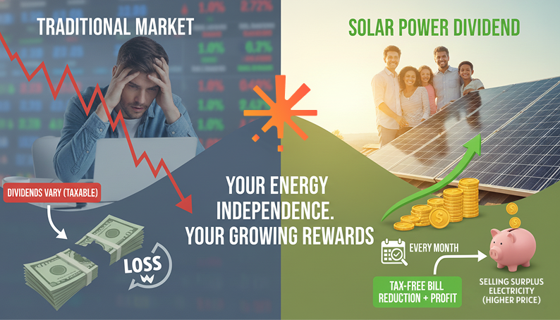 Dividends that increase every month