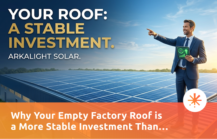 Why Your Empty Factory Roof is a More Stable Investment Than the 2026 Stock Market.