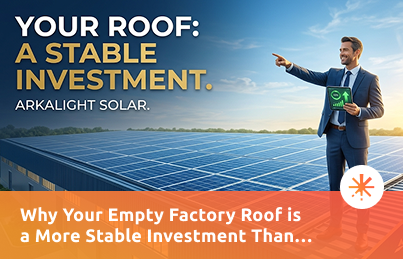 Why Your Empty Factory Roof is a More Stable Investment Than the 2026 Stock Market